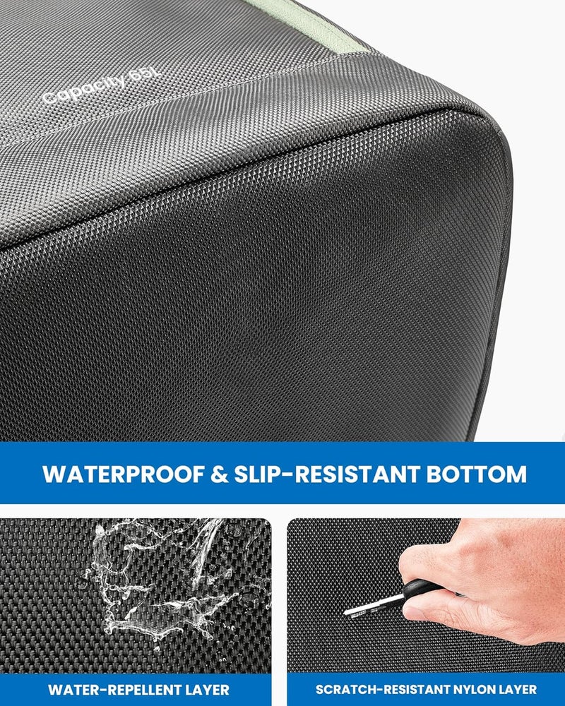 OutdoorMaster Ski Boot Bag, 65L Snowboard Boots Travel Backpack for Helmet, Ski Shoes, Goggles, Gloves and Accessories, Waterproof Exterior & Bottom - Image 5